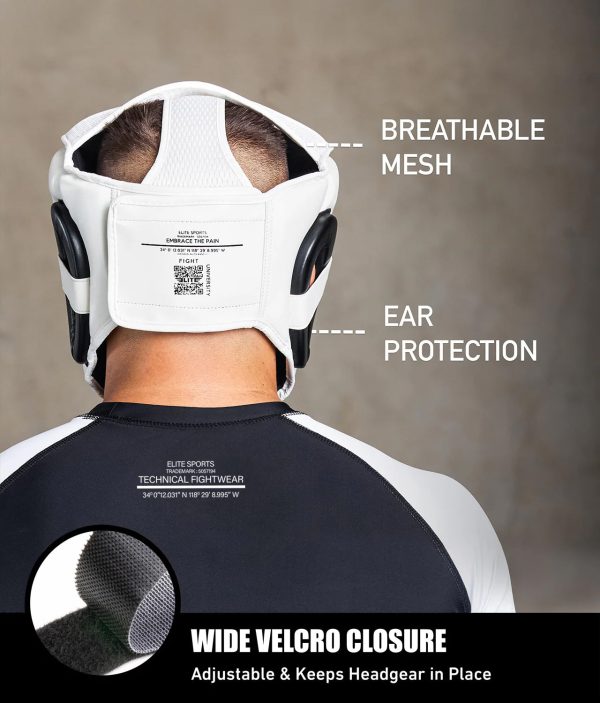 Adults  Essential White Wrestling Headgear For Discount - Image 2