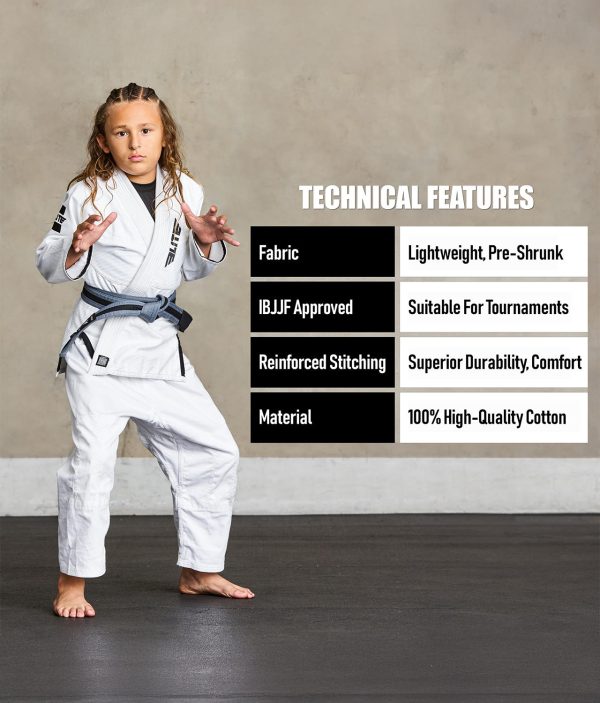 Brazilian Jiu Jitsu Kids BJJ Gray Black Belt Online Hot Sale - Image 3