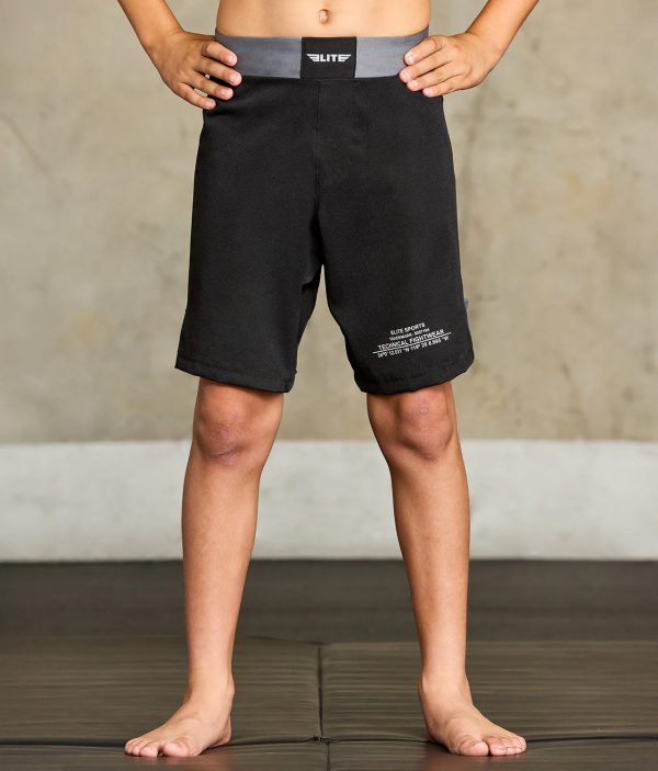 Black Jack Gray Kids Training Shorts Online Sale