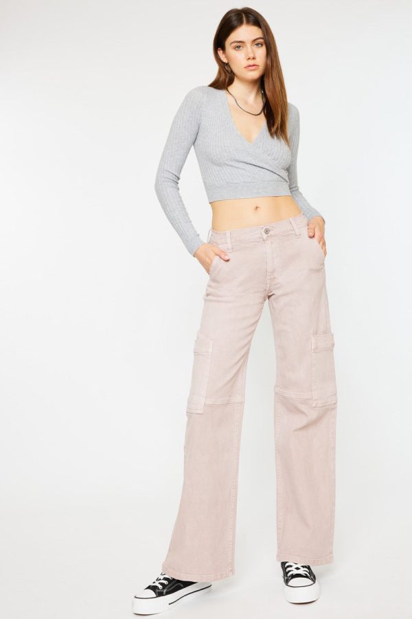 Rain Low Rise Knee X-Cargo Jeans Supply - Image 4