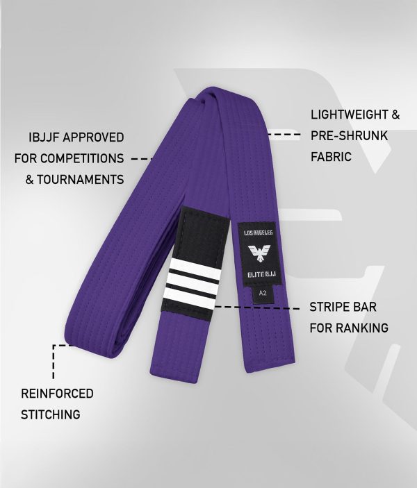 Brazilian Jiu Jitsu Adults BJJ Purple Belt Online Hot Sale - Image 4