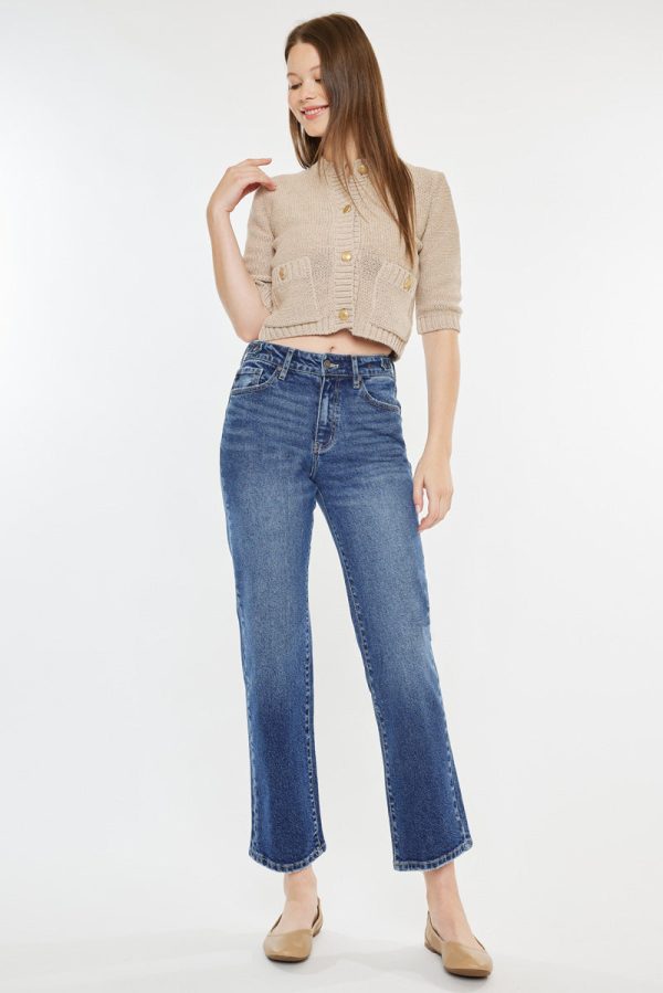 Ashley High Rise True Straight Jeans Sale - Image 3
