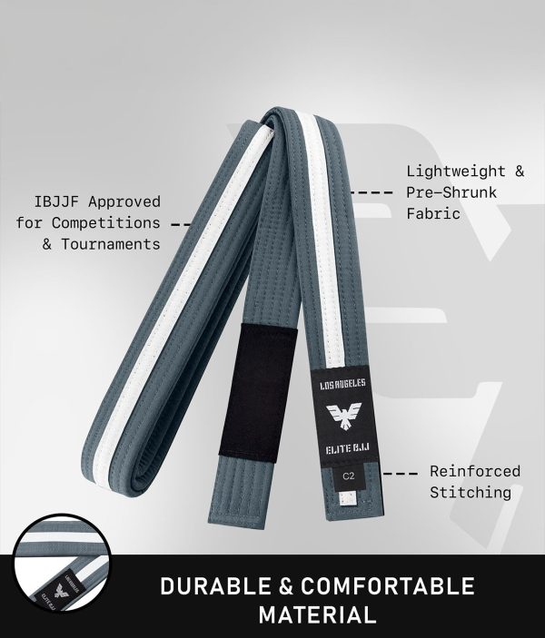 Brazilian Jiu Jitsu Kids BJJ Gray White Belt Online now - Image 4