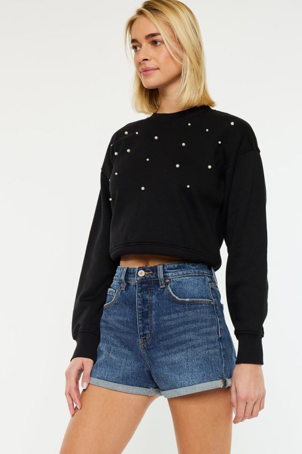 Floral Ultra High Rise Shorts Discount - Image 3