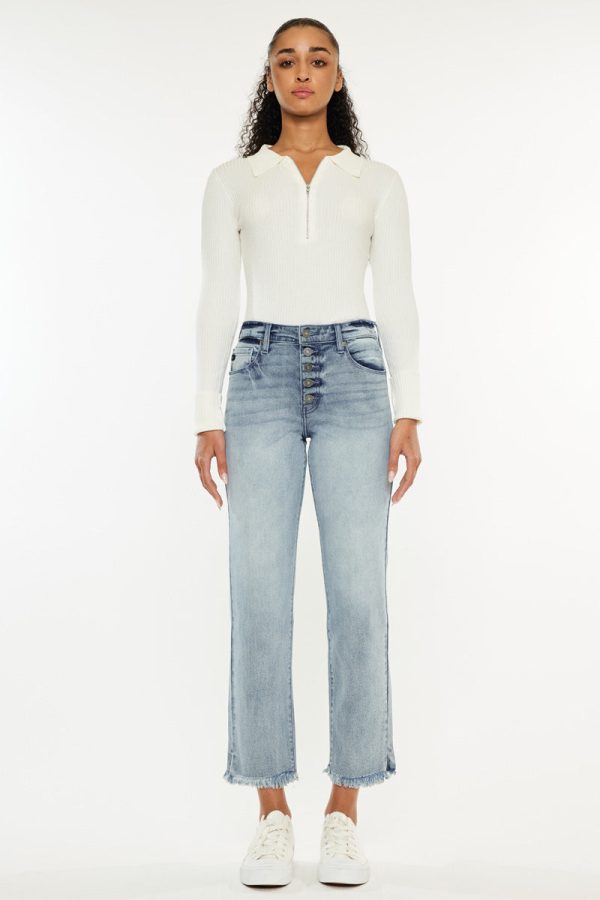Morgana High Rise Straight Fit Leg Jeans Online Hot Sale - Image 3