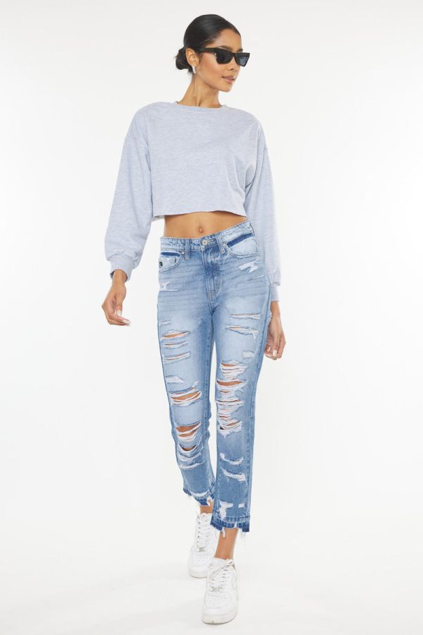 Cheyenne Ultra High Rise Ankle Skinny Jeans Online Hot Sale - Image 5