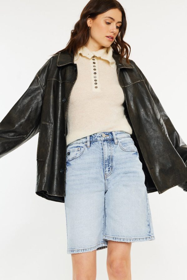 Arley High Rise Bermuda Shorts Sale