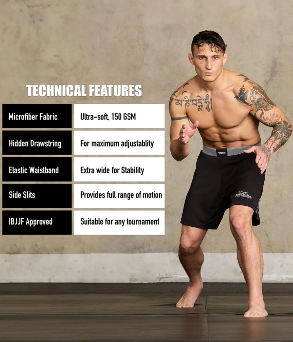 Men s Black Jack Gray Training Shorts For Cheap - Image 4