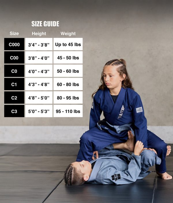 Core Navy Brazilian Jiu Jitsu Kids BJJ Gi Supply - Image 5
