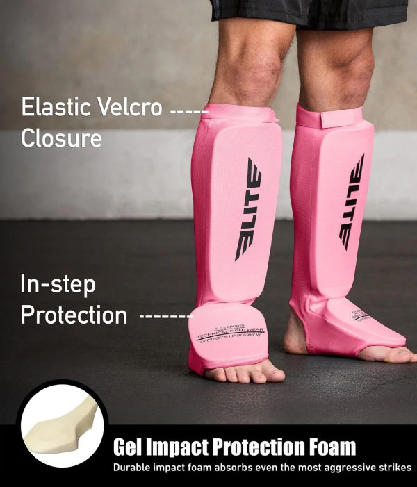 Adults  Standard Pink MMA Shin Guards Online Hot Sale - Image 2