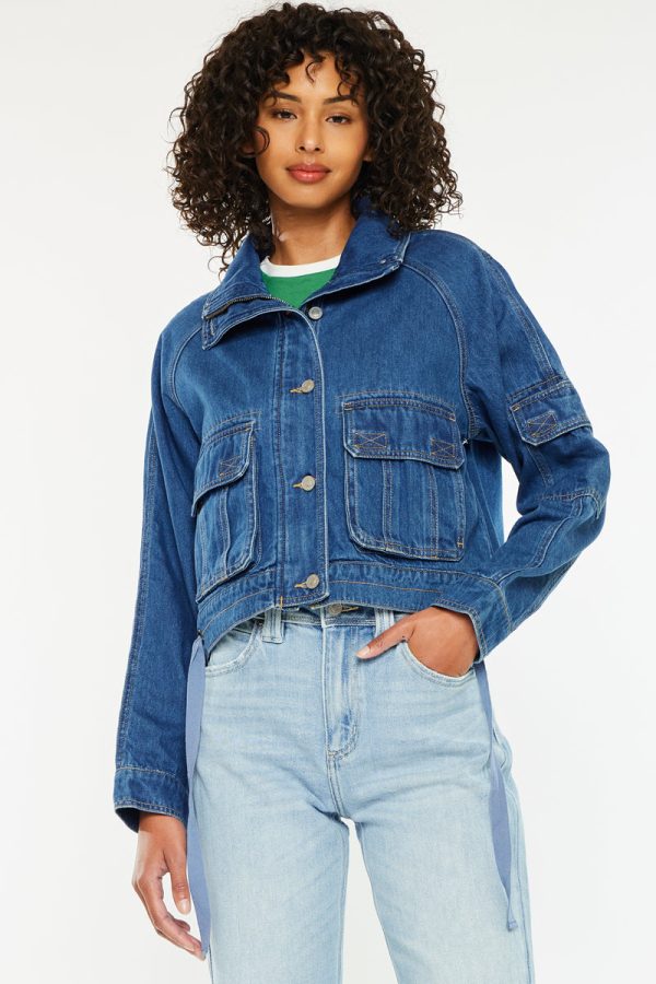 Jailene Denim Windbreaker Jacket Supply - Image 5
