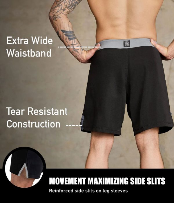 Men s Black Jack Gray Training Shorts For Cheap - Image 3