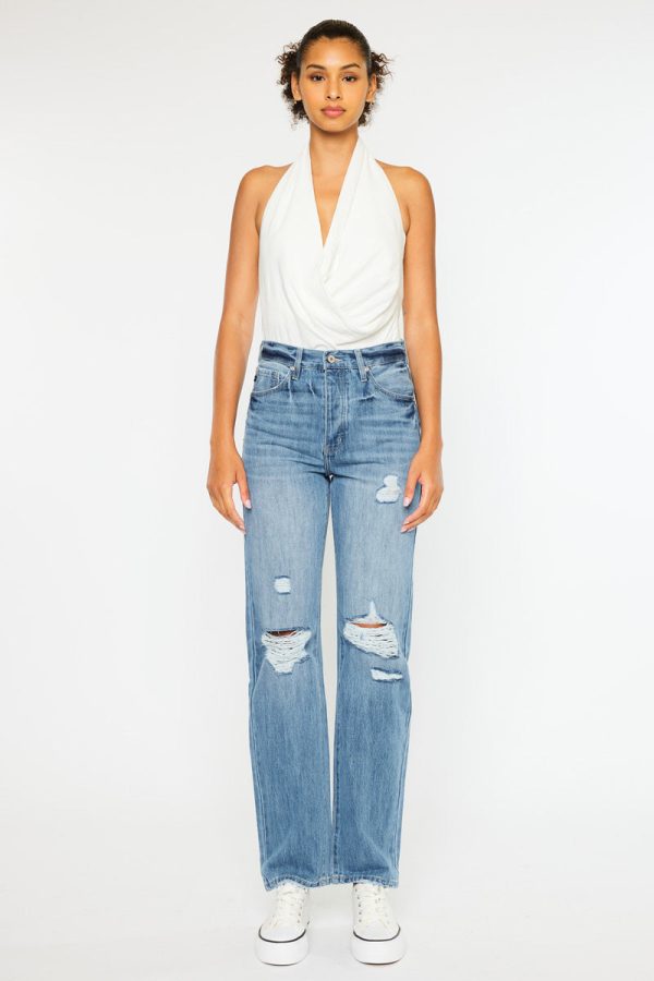 Hattie High Rise 90 s Straight Leg Jeans on Sale - Image 3