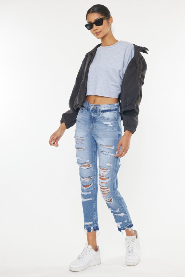 Cheyenne Ultra High Rise Ankle Skinny Jeans Online Hot Sale - Image 4