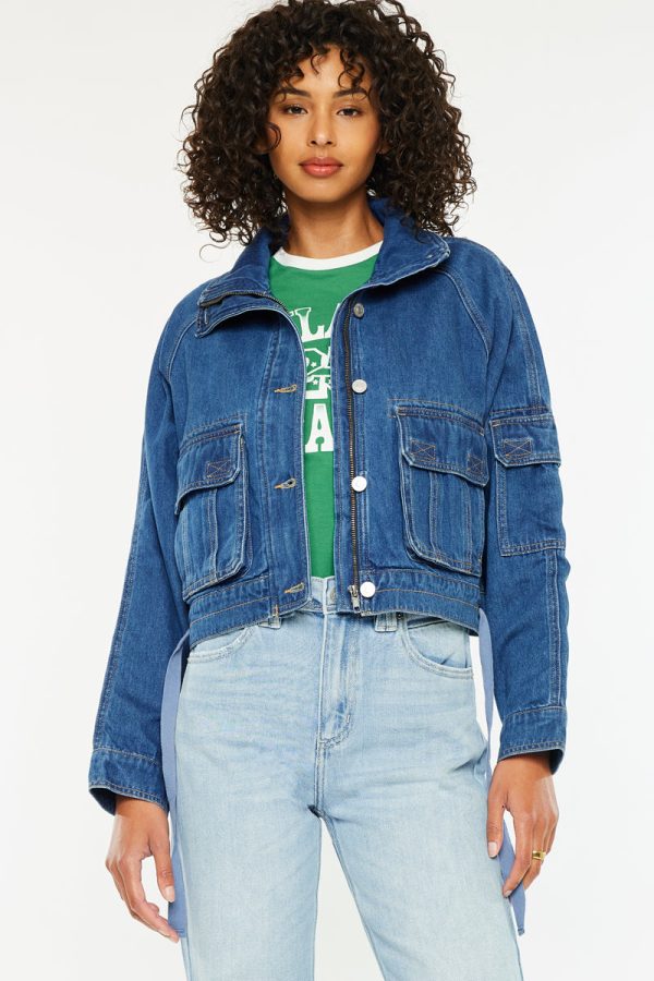 Jailene Denim Windbreaker Jacket Supply - Image 4