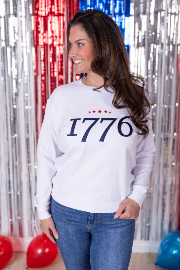 04.18 EN ROUTE Corrine Embroidered Pullover Top - 1776 on Sale - Image 4