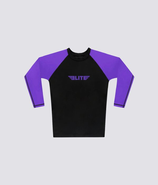 Standard Purple Long Sleeve No-Gi Womens BJJ Rash Guard Online now - Image 4