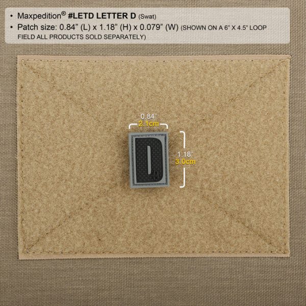 Letter D Morale Patch Online Hot Sale - Image 4