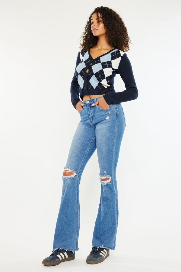 Eva High Rise Bootcut Jeans Online Sale - Image 5