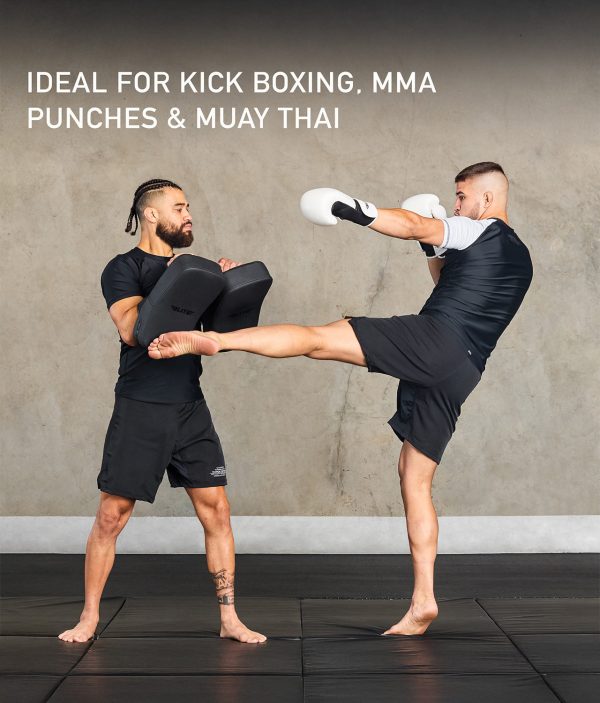 Adults Plain Black Muay Thai Kick Pad Supply - Image 4