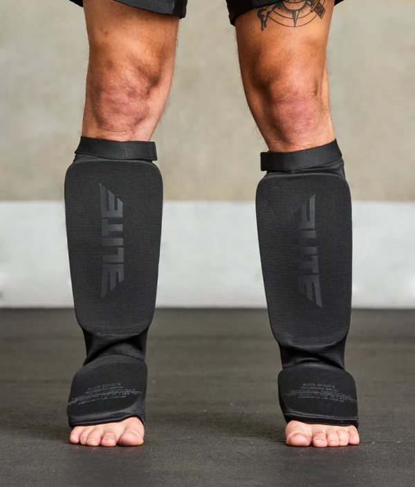 Adults  Standard Black Black MMA Shin Guards Online Sale