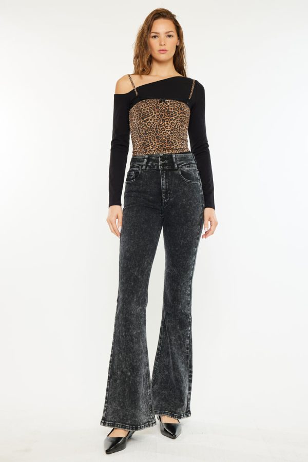 Amirah Ultra High Rise Flare Jeans on Sale - Image 4