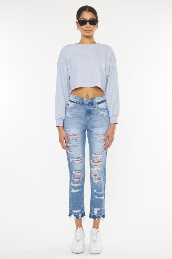 Cheyenne Ultra High Rise Ankle Skinny Jeans Online Hot Sale - Image 3