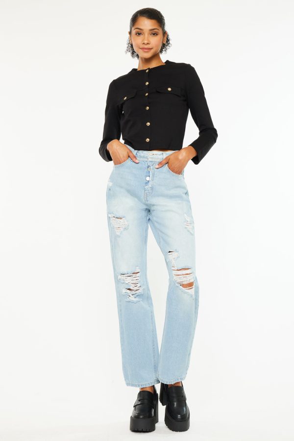 Paula 90 s Straight Fit Leg Jeans Online now