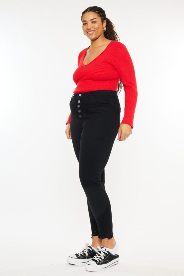 Mary Ultra High Rise Super Skinny Jeans (Plus Size) Hot on Sale - Image 5