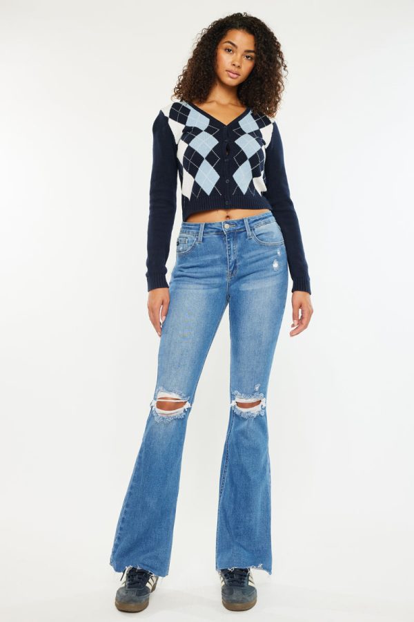 Eva High Rise Bootcut Jeans Online Sale - Image 4