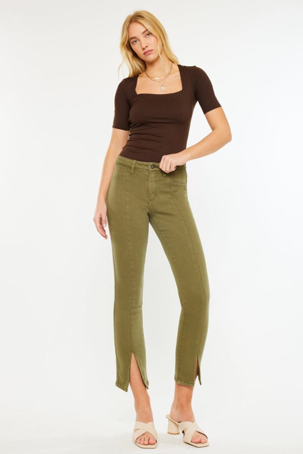 Belinda Mid Rise Skinny Straight Leg Jeans Online now