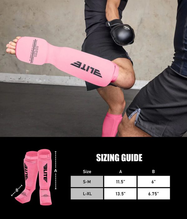 Adults  Standard Pink Training Shin Guards Online Sale - Image 5