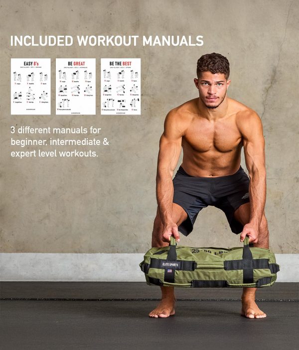 Green Core Duffel Workout Sandbag 25-50 lbs Online - Image 4