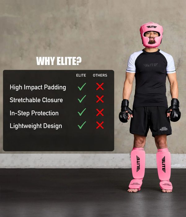 Adults  Standard Pink Training Shin Guards Online Sale - Image 4