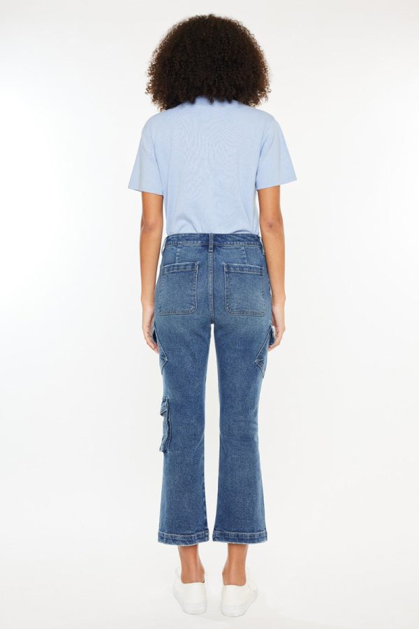 Lucia High Rise Kick-Flare Jeans Online now - Image 2