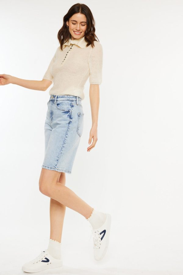 Arley High Rise Bermuda Shorts Sale - Image 4