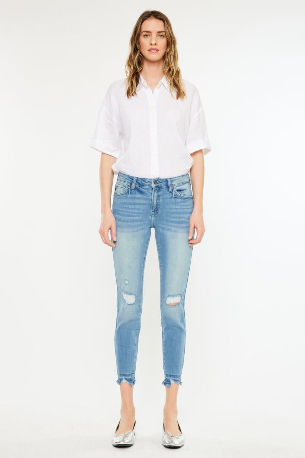 Electra Mid Rise Ankle Skinny Jeans Online - Image 3