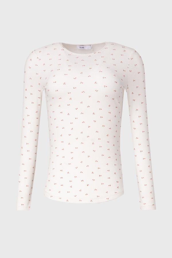 Red Floral Printed T-Shirt on Sale - Image 5
