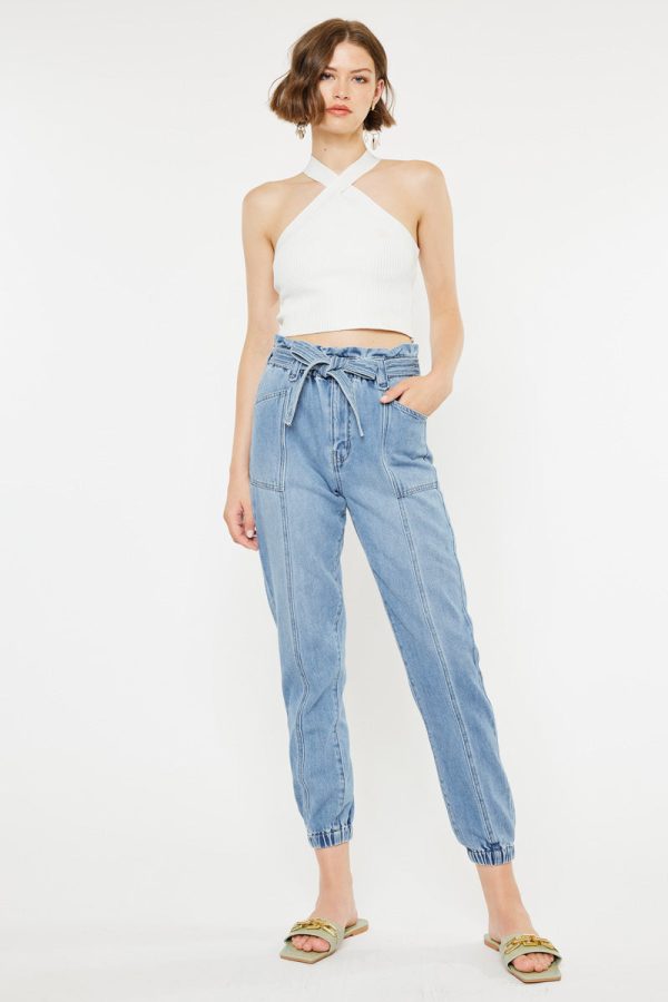 Zhuri Paperbag Jogger Pants Online - Image 4
