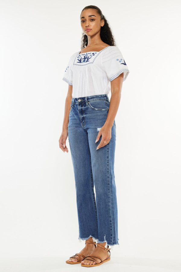 Jemma High Rise Slim Wide Leg Jeans Online now - Image 5
