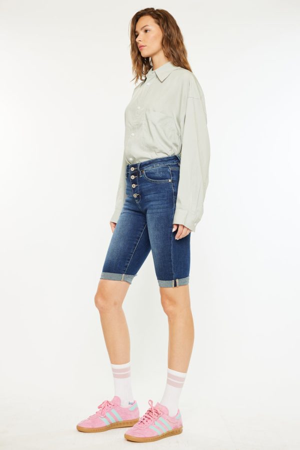 Jamie High Rise Bermuda Shorts Supply - Image 5