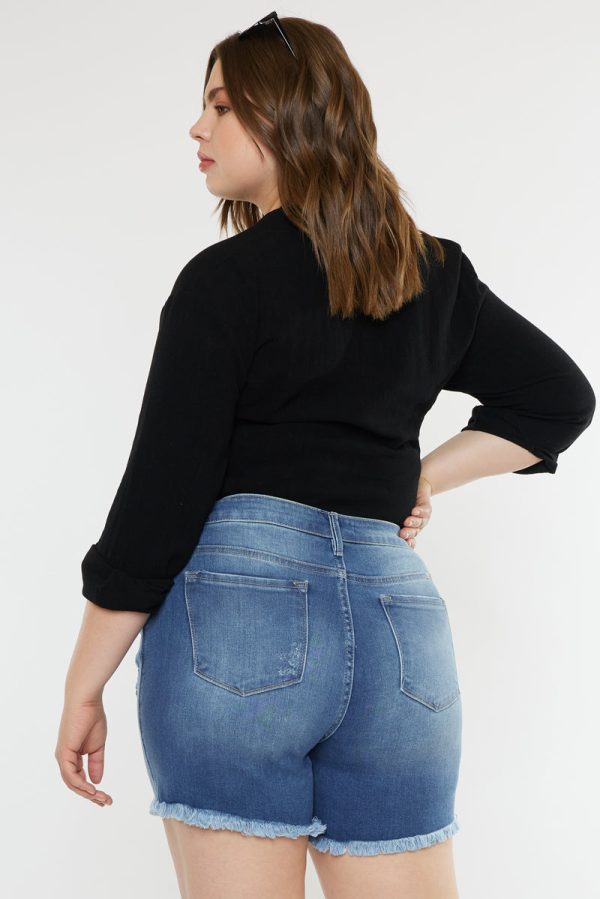 Zelda Mid Rise Shorts  (Plus Size) Supply - Image 2