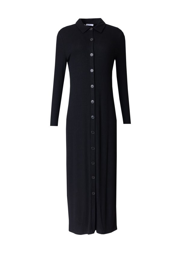 Black Cardi Maxi Dress Online - Image 5