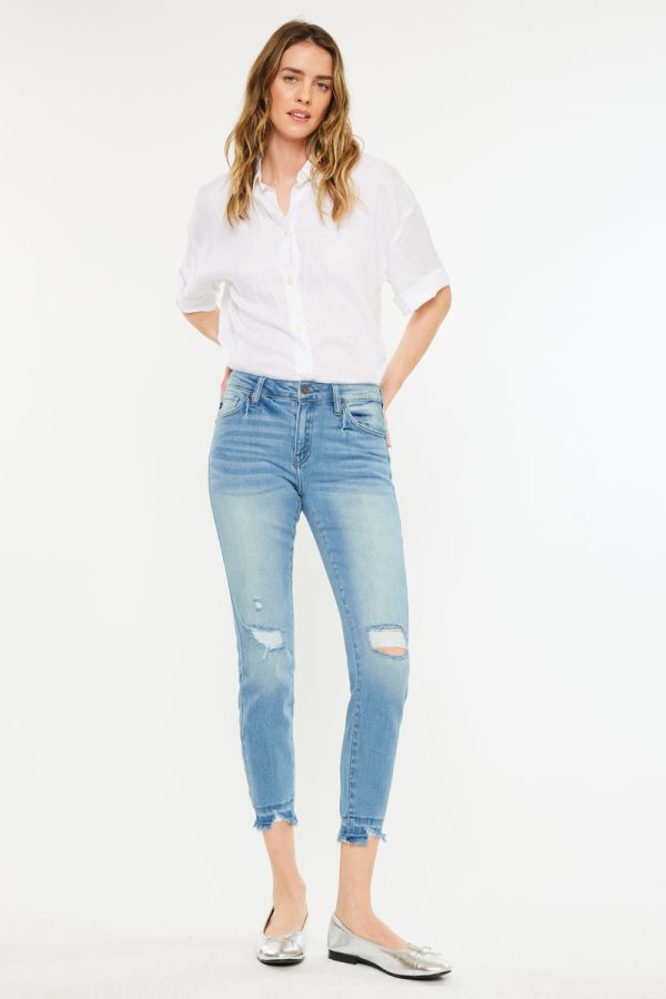 Electra Mid Rise Ankle Skinny Jeans Online