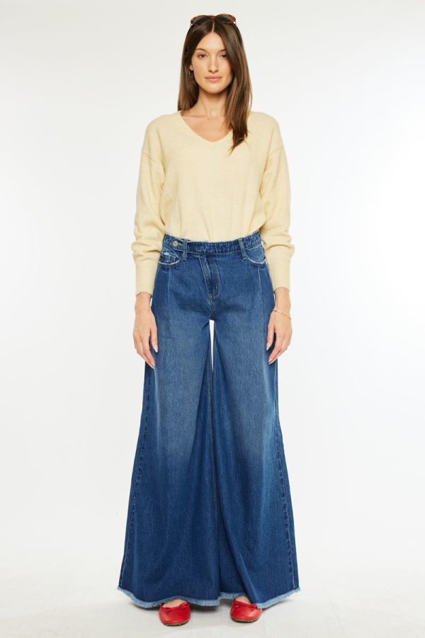 Marley High Rise Super Wide Leg Jeans Sale - Image 5