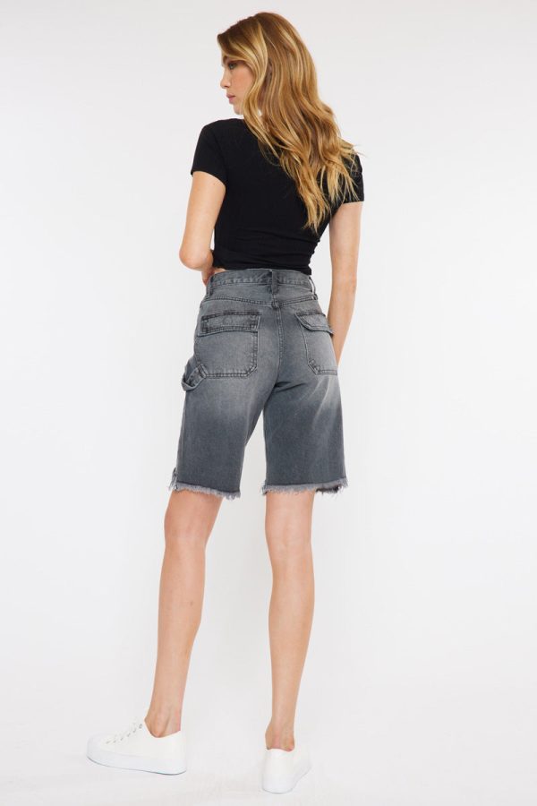 Clayton High Rise 90 s Bermuda Shorts Online Sale - Image 2