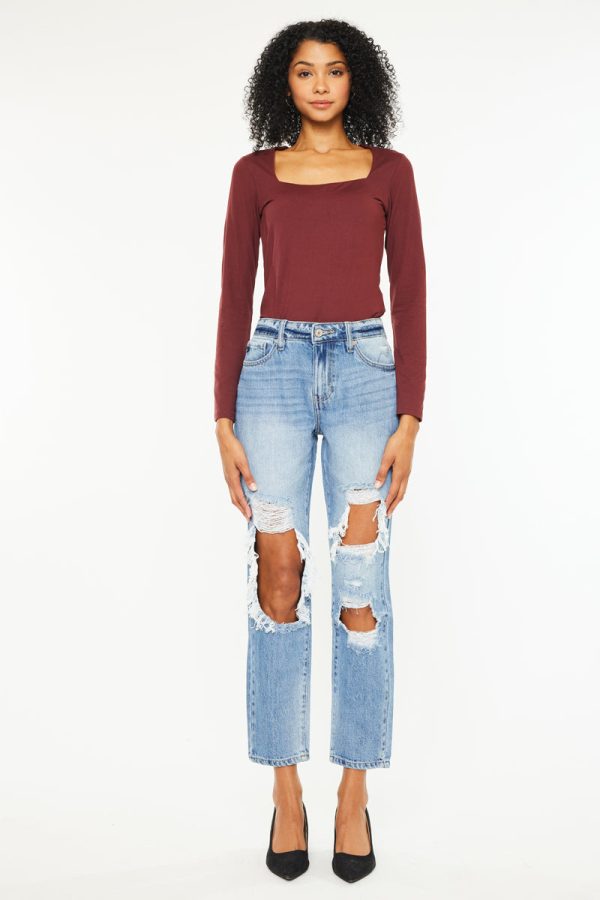 Bonnie High Rise Boyfriend Jeans Discount - Image 3