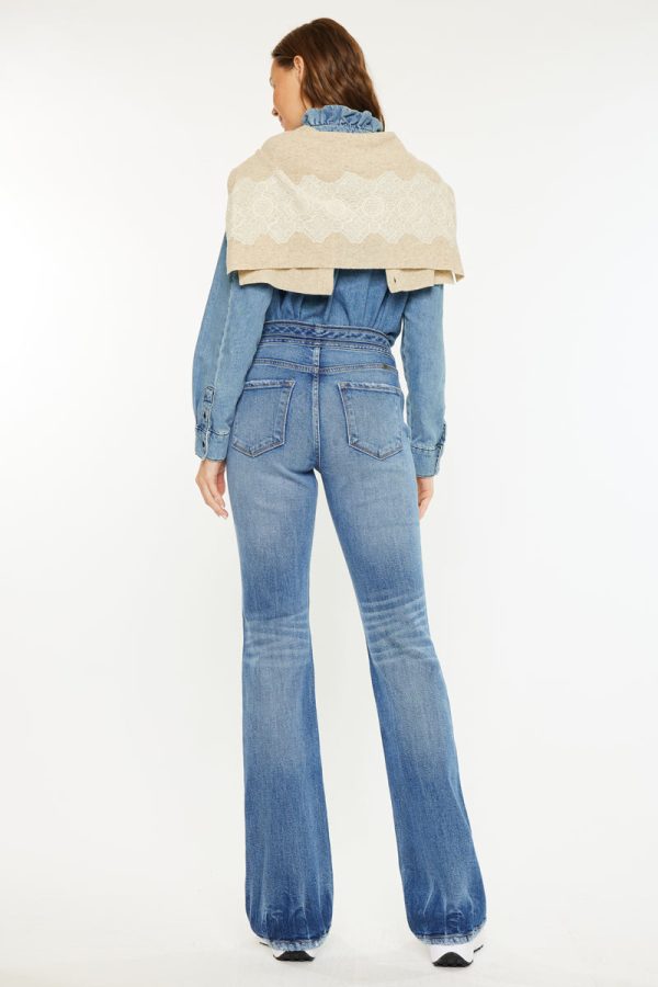 Denicee High Rise Bootcut Jeans Supply - Image 3