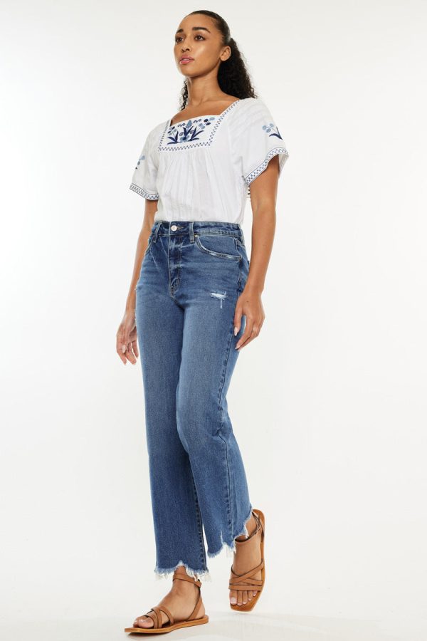 Jemma High Rise Slim Wide Leg Jeans Online now - Image 3