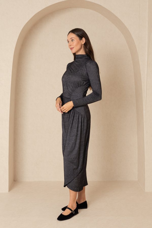 Black Sparkle Circle Maxi Supply - Image 2